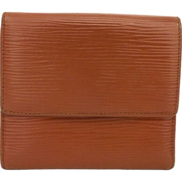 200130X Louis Vuitton Wallet Porte Feiulle Elise Brown Epi Leather - Picture 2 of 8